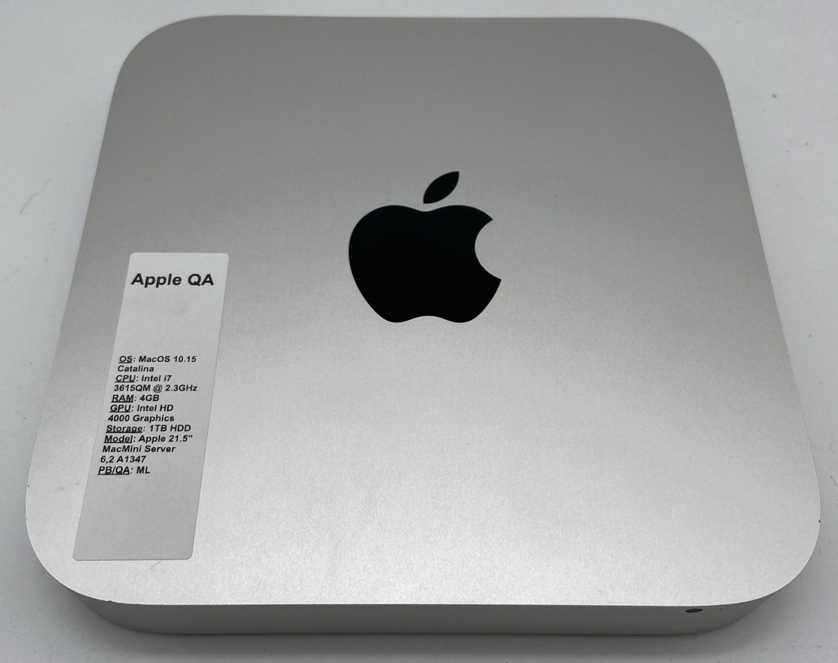 Mac mini Core Late2012 オンライン 1TBストレージHDD Apple Mac mini
