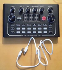Live Sound Card Audio Powered Mixer...