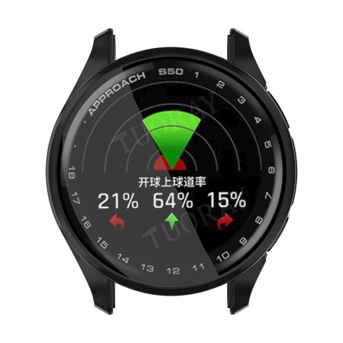 Coque de protection d'écran pour Garmin Approach S50 Smartwatch TPU/PC protection complète - Photo 18 sur 81
