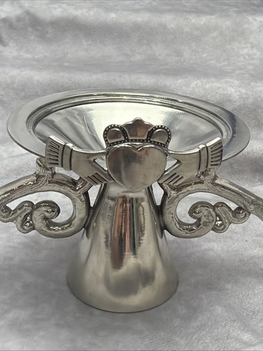 Mullingar Pewter Unity Candle Holder-Celtic Knot-Irish Wedding Ireland A1