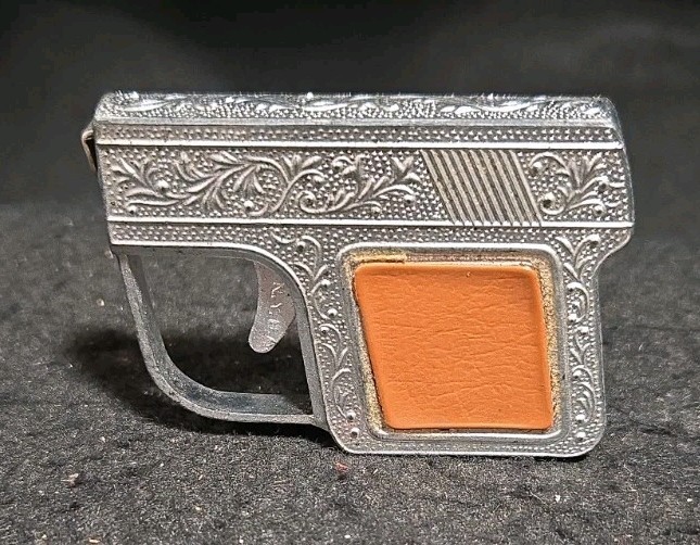 Vintage Pistol Shaped Tape Measure Gun from 1970s (29@199)