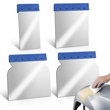 4pcs Metal Body Filler Spreaderbondo Spreader Toolsmetal Putty Knifespackl... 4pcs Metal Body Filler Spreaderbondo Spreader Toolsmetal Putty Knifespackl...