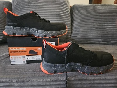 Timberland PRO Powertrain EV SD10 A67NQ Black Composite Toe Work Shoes Mens 12 