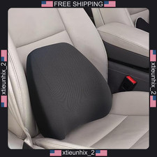 Lumbar Support Pillow for Car Office Chair, Memory Foam, Adjustable Strap