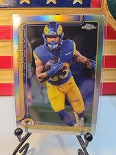 2025 Topps Chrome Football Kyren Williams # 168 Refractor Los Angeles Rams