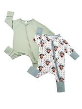 Baby Bamboo Rayon Romper Girl Footless Viscose Newborn Infant Footie Outfits ...