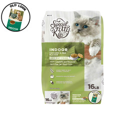 Indoor Formula Chicken & Pea Flavor Dry Cat Food, 16 Lb Bag 1.09 per pound