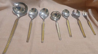 Anlegebesteck Prinz Neosil Golden Mäander 7teilig