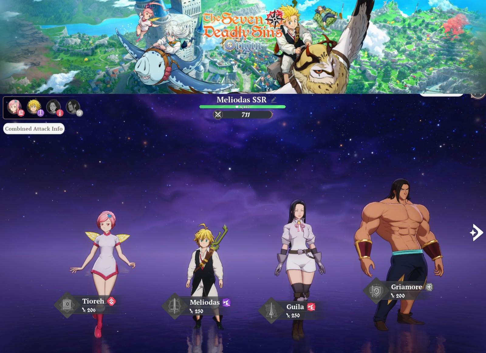 Seven Deadly Sins Origin, 7DS Origin, Meliodas SSR, Guila SSR, NA, AMERICA WEST