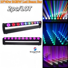 2/Lot 10x40W RGBW LED Moving Beam Bar Light DJ Disco club DMX Stage Wall Washer