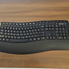 Microsoft Comfort Desktop 5050 Wireless Keyboard 1728 - NO DONGLE Keyboard Only