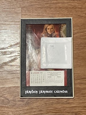 Playboy Playmate Collectible Desk Calendar 1975 Stand Up Monthly VGUC