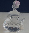 Swarovski Crystal 254960 Sitting Young Ballerina Figurine Retired w Box & COA — photo 3