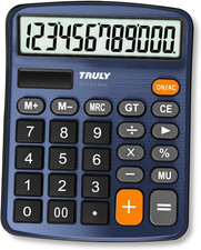 12 Digits Desktop Calculator with Large LCD Display and Sensitive Button, Dual S