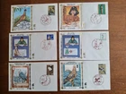 Japan FDC  International Letter Writing Week - 1979 on Set of 6 Zaso Silk