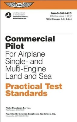 Commercial Pilot Practical Test Standards for Airplane Single- and M - VERY GOOD