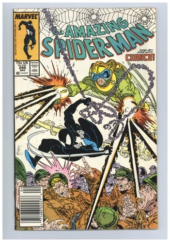 Amazing Spider-Man 299 (VF) McFarlane 1st brief app VENOM w/costume! 1988 j205