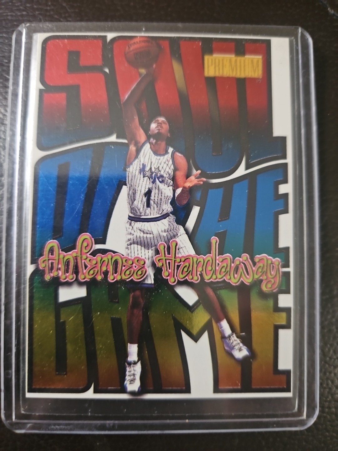 1998 SKYBOX PREMIUM SOUL OF THE GAME #11 ANFERNEE HARDAWAY