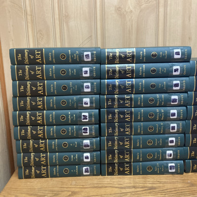 The Dictionary of Art Complete 34 Vol Set by Jane Turner HC 1996