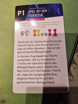 Sonderkarte -Skyrockets Festival der Farben  aus Spielbox  7/2024 Neu