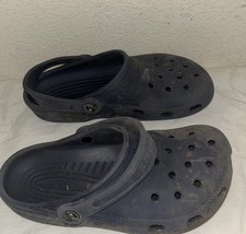 Size 3 Kids Blue Crocs Sandals