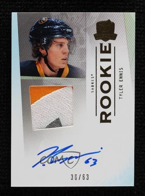 2009 Upper Deck The Cup Gold Rainbow 36/63 Tyler Ennis RPA Rookie Patch Auto RC