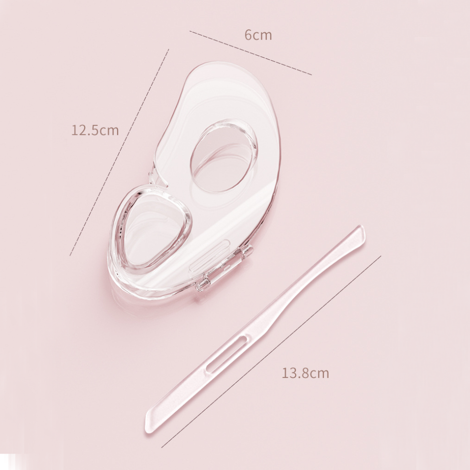 Transparent Makeup Color Palette Butterfly Shape Makeup Color Board