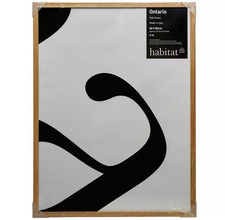 Wooden Picture Frame Ontario Oak 60x80cm Wall Mount Decorative Frame By Habitat