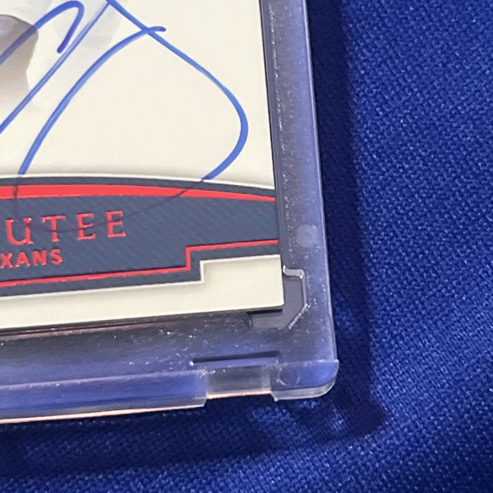 2018 Panini National Treasures - ONE OF ONE 1/1 Keke Coutee #RST-KC LAUNDRY TAG view 8