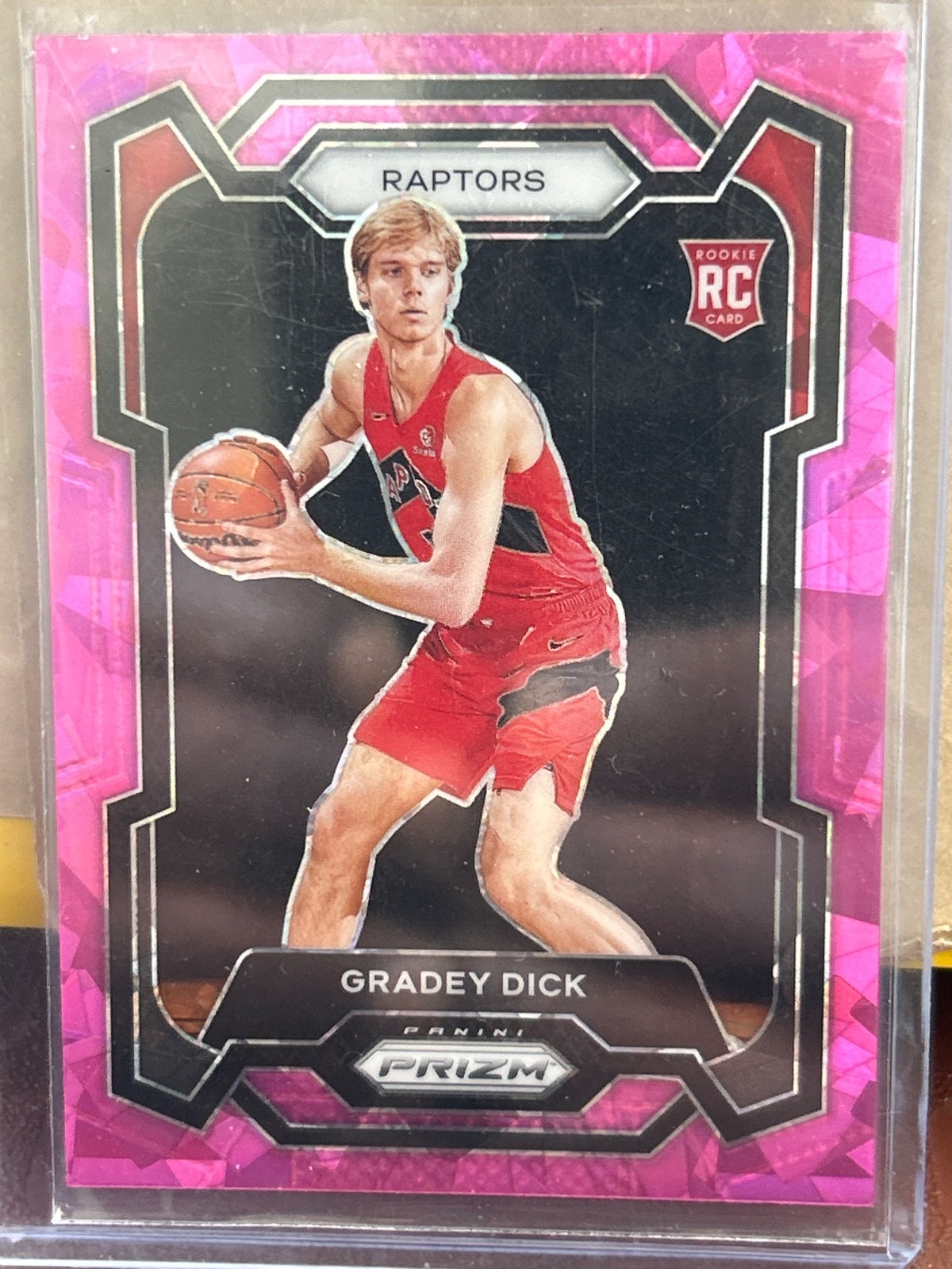 2023-24 Panini Prizm - Gradey Dick #134 Pink Ice Prizm (RC)