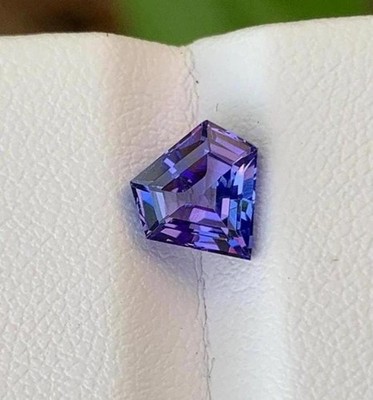 8.75 Ct Natural Rare Blue Tanzanite Certified Fancy Cut Loose Gemstone