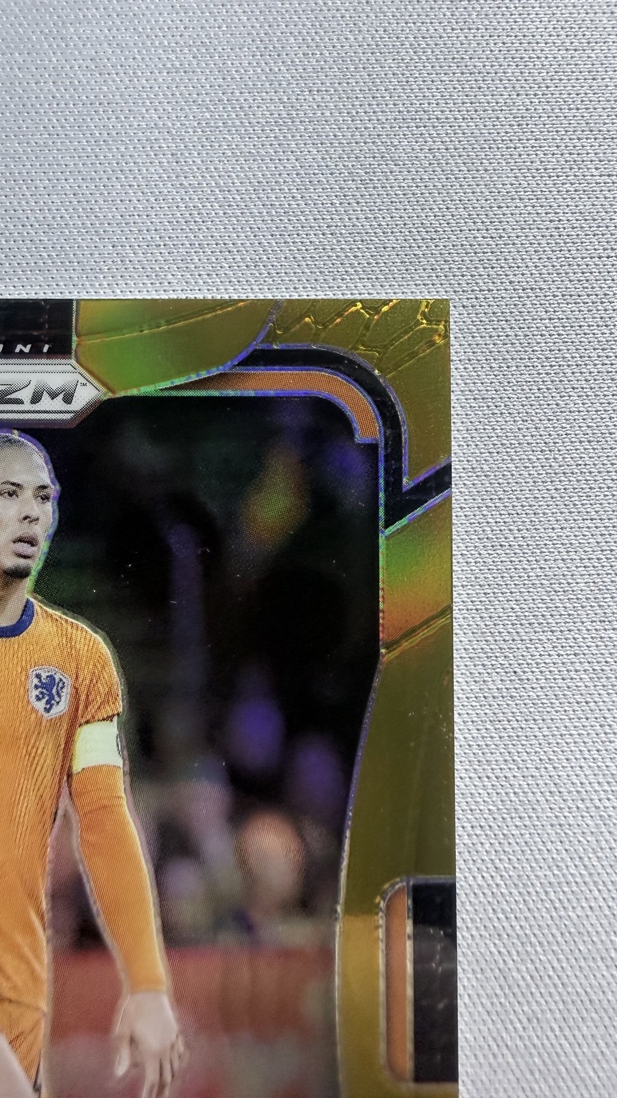 2026 Panini Prizm World Cup Virgil van Dijk Gold Prizm 05/10 #306 view 6