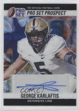 2022 Leaf Pro Set Metal 1990 Black Kaleidoscope 4/4 George Karlaftis Auto 0i1b