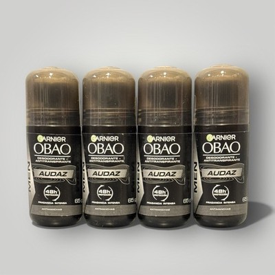 GARNIER OBAO AUDAZ Deodorant Antiperspirant Roll On Beauty Body Odor Care-4 PACK