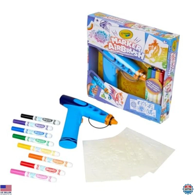 Kit de arte marcador aerógrafo hágalo usted mismo para niños - Juego de arte creativo en spray, regalo 6+ Foto 2 de 4