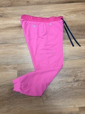 Figs Women's Zamora Electric Orchid Pink Jogger Scrub Pants Size Medium/Petite