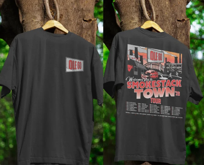 Ole 60 Smokestack Town Tour 2026 T-Shirt, Vintage Country Music Tee, Concert Shi