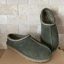 UGG TASMAN II BAXTER BURNT OLIVE SUEDE BROWN SLIPPERS SHOE SIZE 7 MEN WOMEN 8