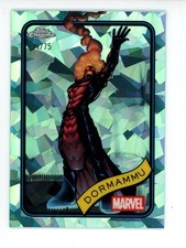 2025 Topps Chrome Marvel Sapphire Dormammu #36 Aqua /75