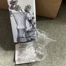 Darlington Crystal Miniature Truscan Vase FT 346 Boxed Vintage