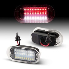 Led Einstiegsbeleuchtung weiß rot passend für VW Beetle 1998-10|Polo 9N 2001-05