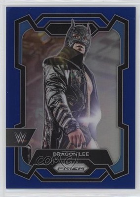 2024 Panini Prizm WWE Blue Prizm 186/199 Dragon Lee #172 10vh