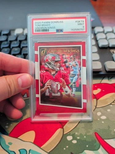 2020 Panini Dontuss Tom Brady Gridiron Kings GK-TB PSA 9