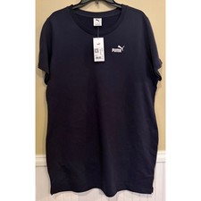 PUMA Women ESG SS Essential Dress Relaxed Fit US 1X T-Shirt Dress Oversized