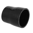 Black 2.25" to 2.5" 57 - 63 mm Straight Silicone Hose Reducer Turbo Coupler