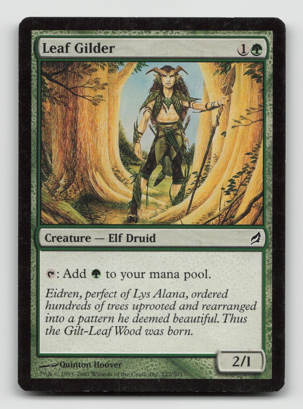 Leaf Gilder 227 Lorwyn Magic: The Gathering Moderately Played