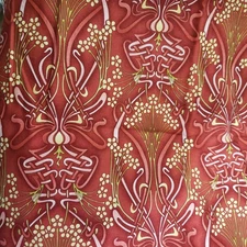 Red Perch Timeless Treasures Fabric Inc Vintage Cotton Sewing Fabric 72 x 43 in