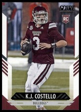 2021 Score Base K.J. Costello RC Mississippi State Bulldogs 391
