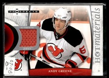 2007-08 Fleer Hot Prospects Materials Andy Greene New Jersey Devils #HM-AG