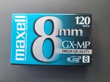 NEW Maxell 8mm GX-MP 8 120 High Quality Video Cassette P6-120 GX Camcorder Tape